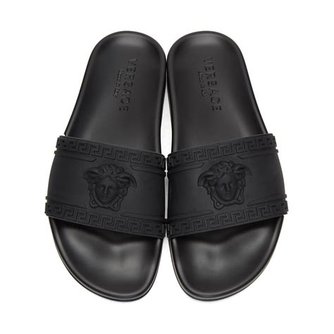 mens versace slides